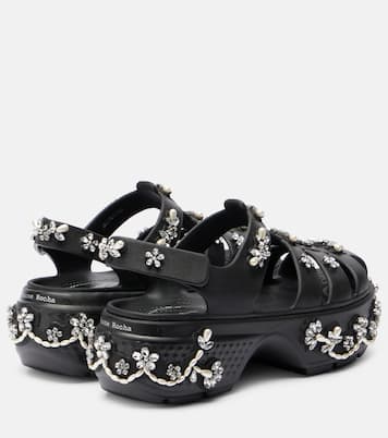 x Crocs Stomp Fisherman platform sandals | Simone Rocha