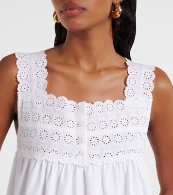 Ezra broderie anglaise cotton top | Posse