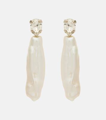 Pendientes con perlas de agua dulce y cristales | Simone Rocha
