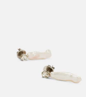 Pendientes con perlas de agua dulce y cristales | Simone Rocha