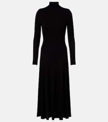 Turtleneck jersey maxi dress | Alaïa