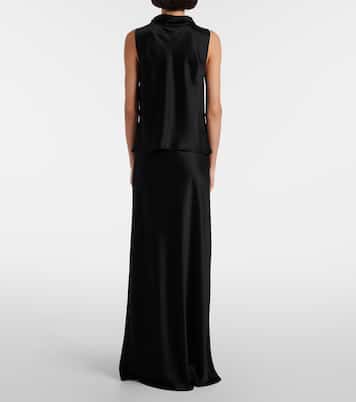 Barb satin top | Leset
