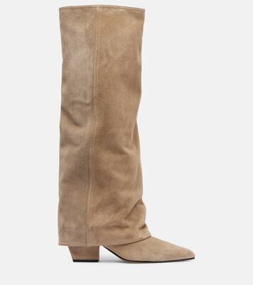 Jane 60 suede knee-high boots | Paris Texas