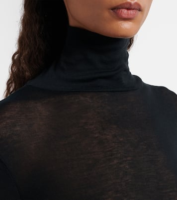 Evren cotton turtleneck top | The Frankie Shop