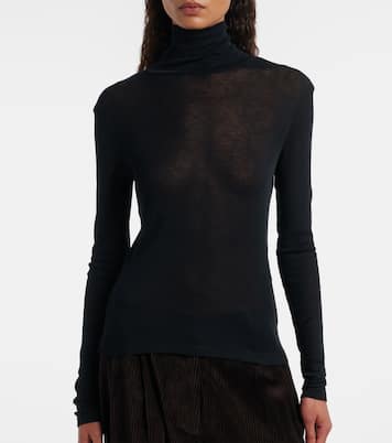 Evren cotton turtleneck top | The Frankie Shop
