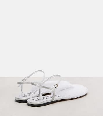 Ballerinas Toy aus Leder mit Kristallen | Loewe