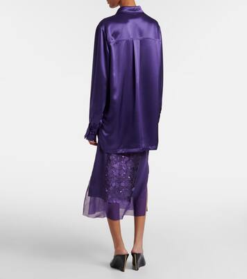 Dieu satin blouse | Joseph