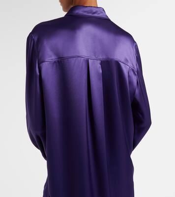 Dieu satin blouse | Joseph