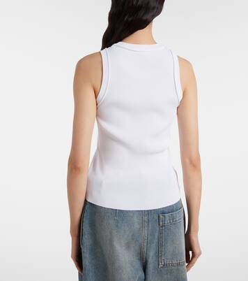 Anagram ribbed-knit tank top | Loewe