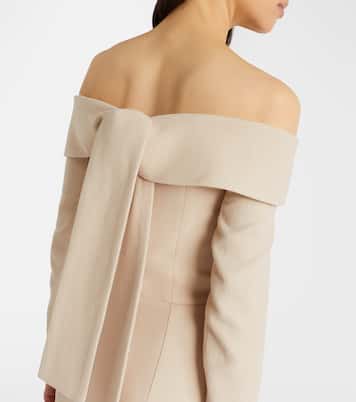 Nosrat wool crêpe bustier dress | Emilia Wickstead