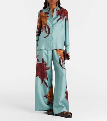 Boy floral silk shirt | La DoubleJ