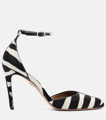 Zebra-print calf hair pumps | Ferragamo