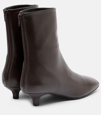 Leather ankle boots | Toteme