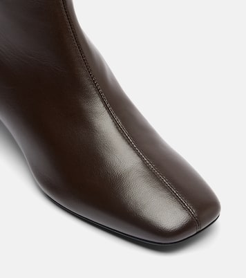 Leather ankle boots | Toteme