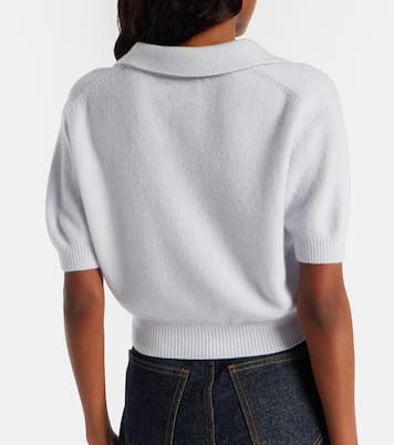 Top cropped Leni de lana y cachemir | Khaite