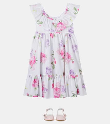 Robe en coton à fleurs | Monnalisa