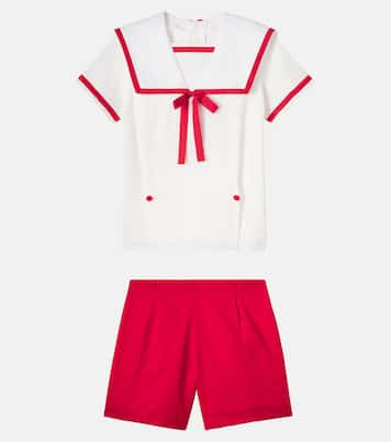 Set de top y shorts de algodón | Pepa London