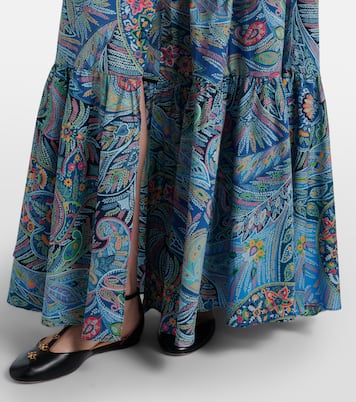 Paisley cotton-blend maxi dress | Etro