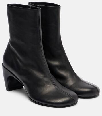 65 leather ankle boots | Dries Van Noten