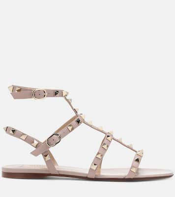 Sandales Rockstud en cuir | Valentino Garavani