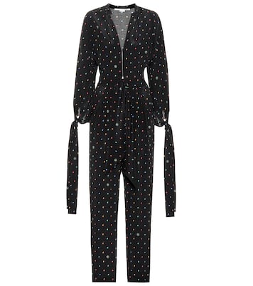Combi-pantalon Kiera en soie imprimée | Stella McCartney