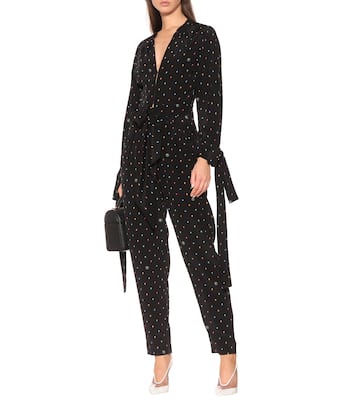 Combi-pantalon Kiera en soie imprimée | Stella McCartney