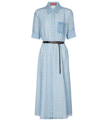 Kieran gingham shirt dress | Altuzarra
