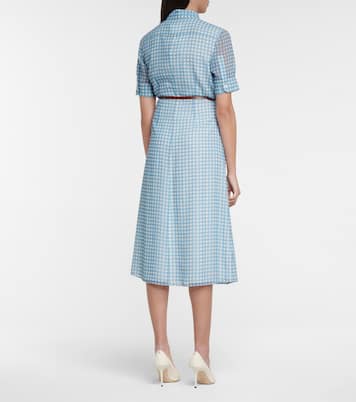 Kieran gingham shirt dress | Altuzarra