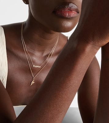 Halskette Mama aus 14kt Gelbgold mit Diamanten | Sydney Evan