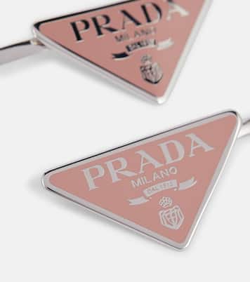 Set di 2 fermacapelli con logo | Prada