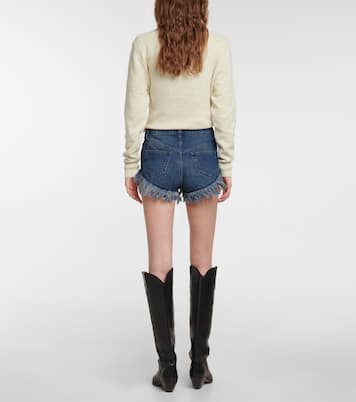 Shorts vaqueros Eneidao con flecos | Marant Etoile
