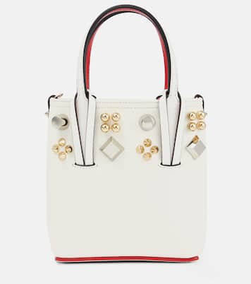 Cabata Mini embellished leather tote | Christian Louboutin