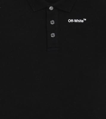 Bedrucktes Polohemd aus Baumwolle | Off-White Kids