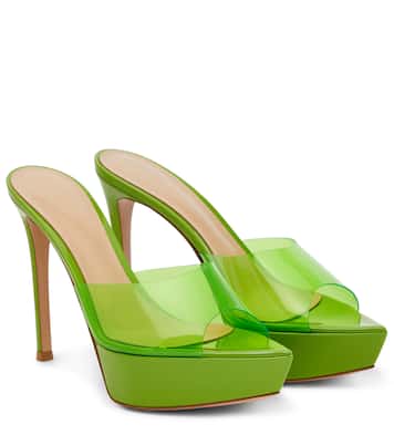 Betty PVC and patent leather sandals | Gianvito Rossi