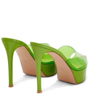 Betty PVC and patent leather sandals | Gianvito Rossi