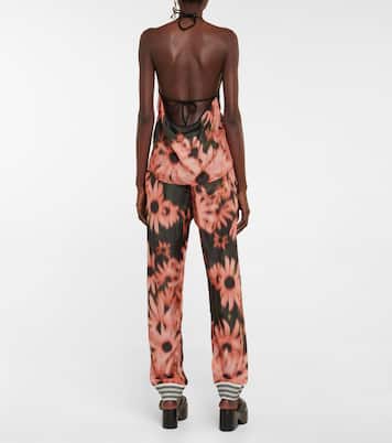 Top in seta e cotone con stampa | Dries Van Noten