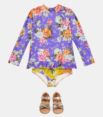 Top de bain Pattie à fleurs | Zimmermann Kids