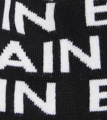 Berretto in lana vergine con logo | Balmain Kids