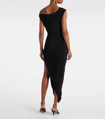 Robe longue à encolure bardot | Norma Kamali