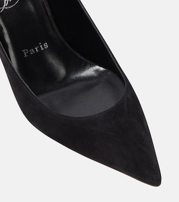 Pumps Lace Up Kate in suede | Christian Louboutin