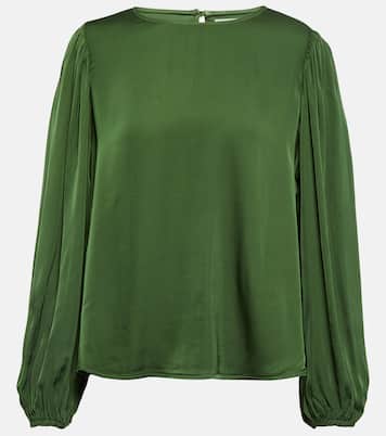Leila satin top | Velvet