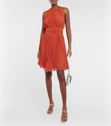 Golena belted pleated midi dress | Max Mara