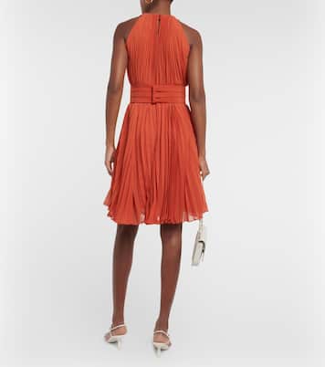 Golena belted pleated midi dress | Max Mara