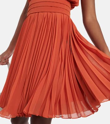 Golena belted pleated midi dress | Max Mara