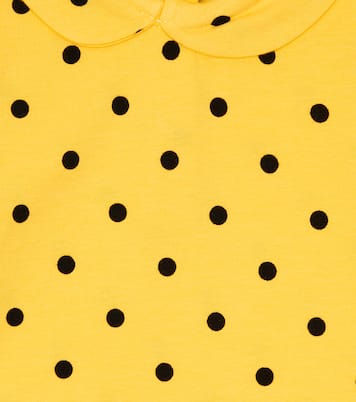 Baby polka dot jersey onesie | Mini Rodini