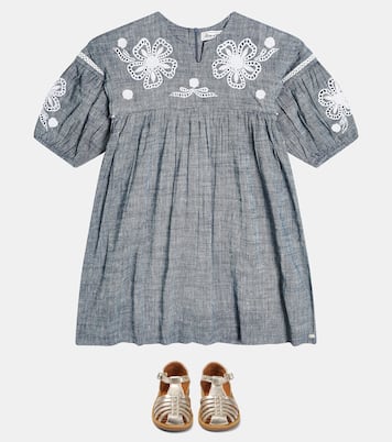 Kleid aus Leinen und Baumwolle | Tartine et Chocolat
