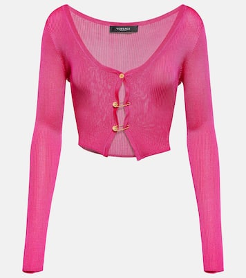 Cárdigan cropped Safety Pin | Versace