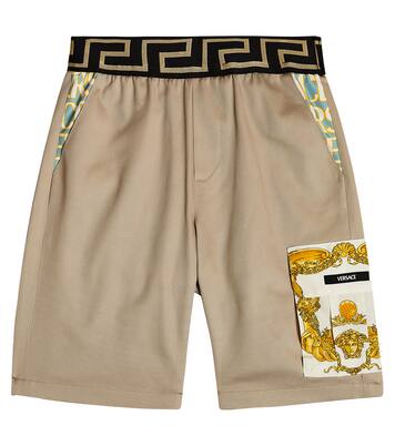 Shorts Greca aus Baumwolle | Versace Kids