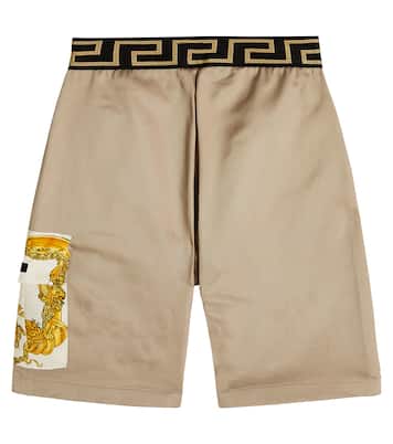 Shorts Greca aus Baumwolle | Versace Kids