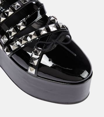 x Repetto studded platform flats | Noir Kei Ninomiya